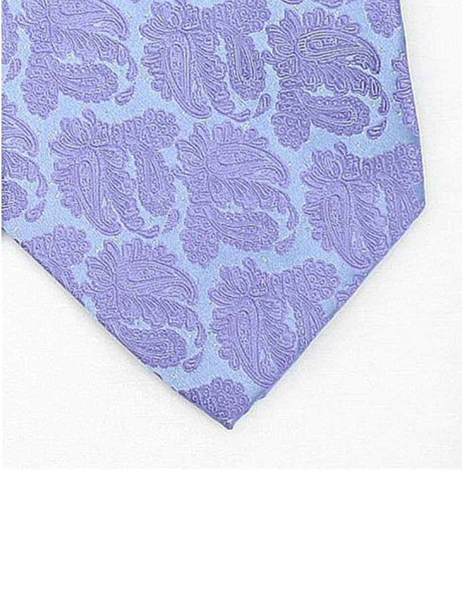 Lilac Paisley neck Tie - Men's Tuxedo USA