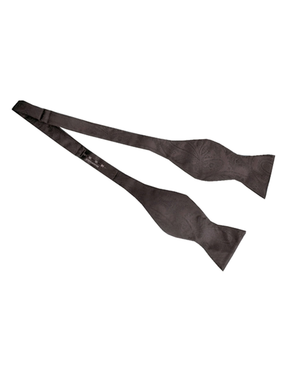 Charcoal Self-Tie Bow Tie Set - Men's Tuxedo USA