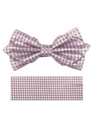 Pink Dot Bow Tie Set - Men's Tuxedo USA