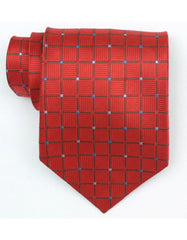 Red Square Neck Tie - Men's Tuxedo USA