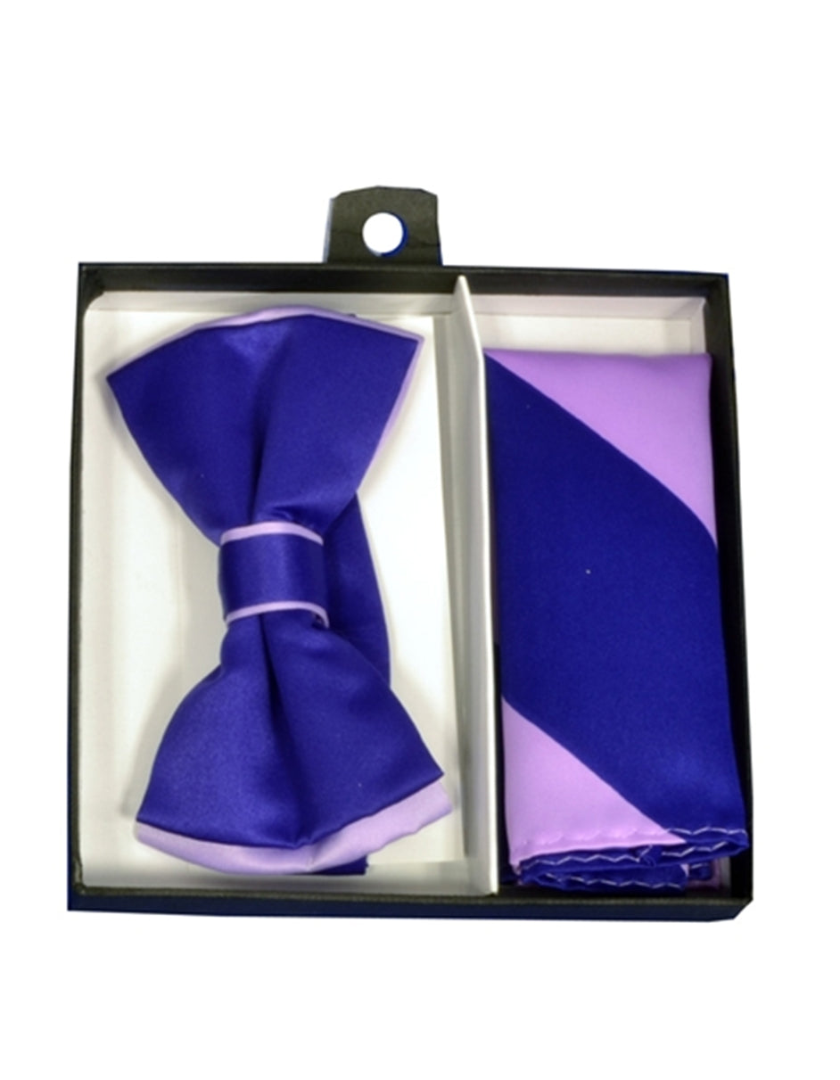 Purple & Lavender Bow Tie Set - Men's Tuxedo USA