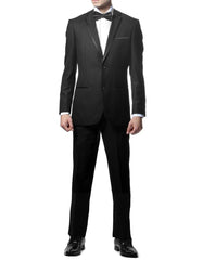 Black on Black Trim  Tuxedo - Men's Tuxedo USA