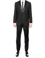 Slim Black Shawl Tuxedo - Men's Tuxedo USA