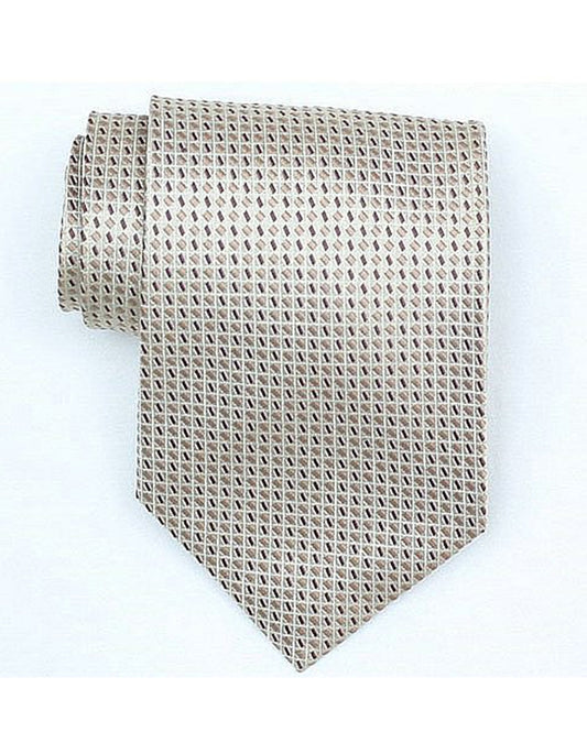 Sand Diamond Neck Tie - Men's Tuxedo USA