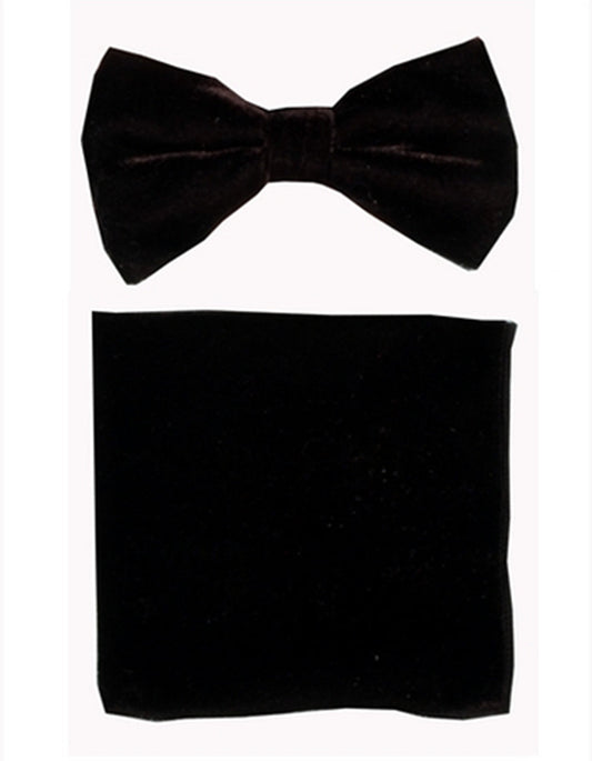 Black Velvet Bow Tie Set - Men's Tuxedo USA