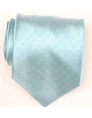 Aqua Circle Neck Tie - Men's Tuxedo USA