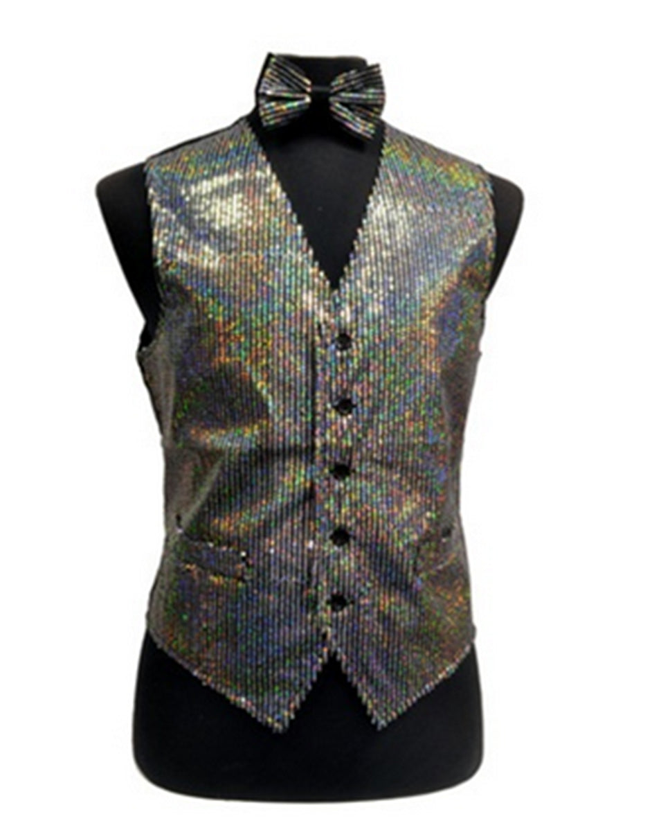 Mult-Color Sequin Vest Set - Men's Tuxedo USA