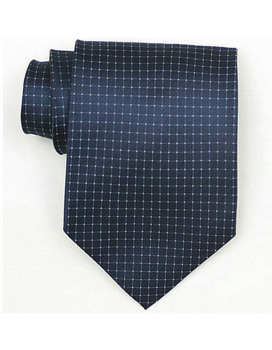 Navy Square Neck Tie - Men's Tuxedo USA