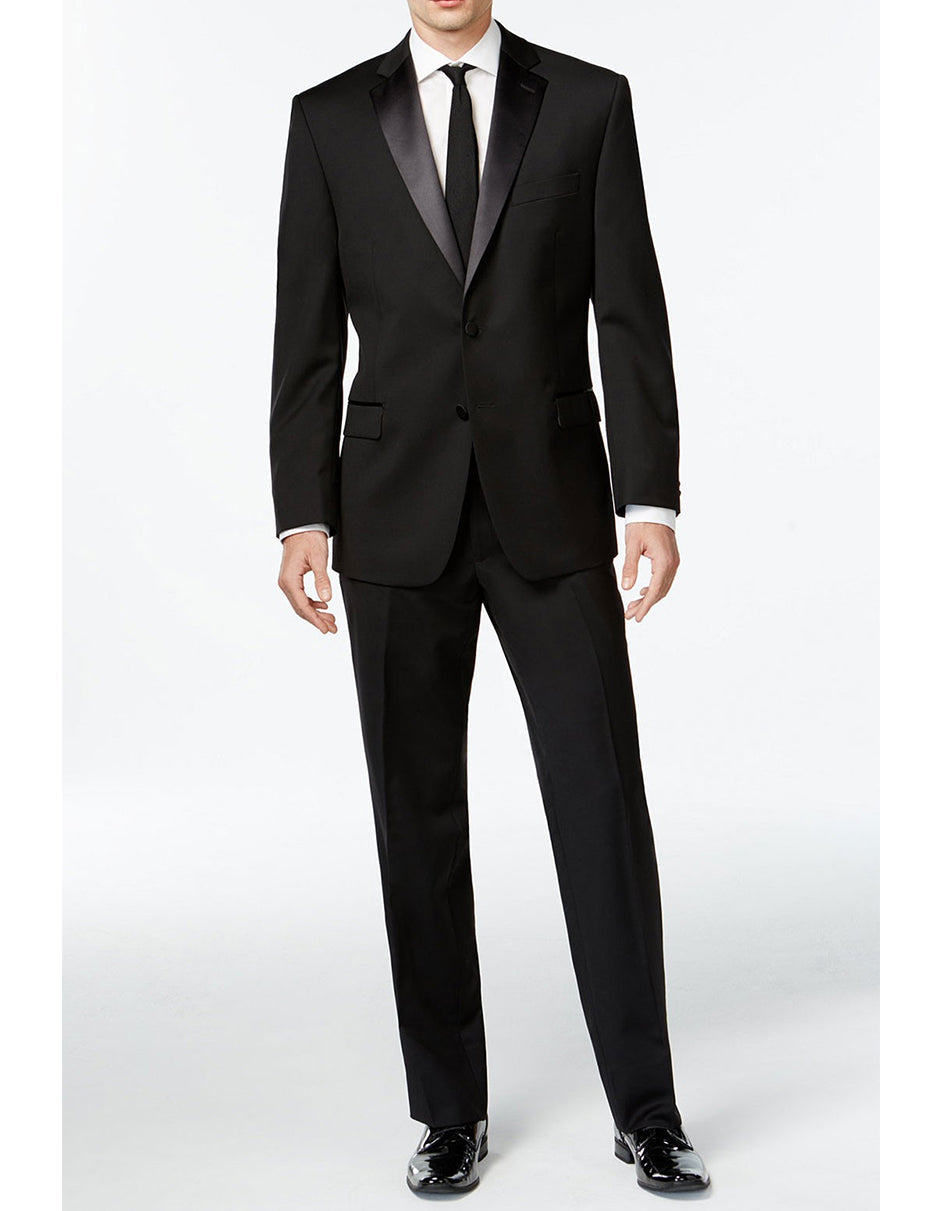 Savoy Black Notch Tuxedo - Mens Slim Fitted Tuxedo - Men's Tuxedo USA