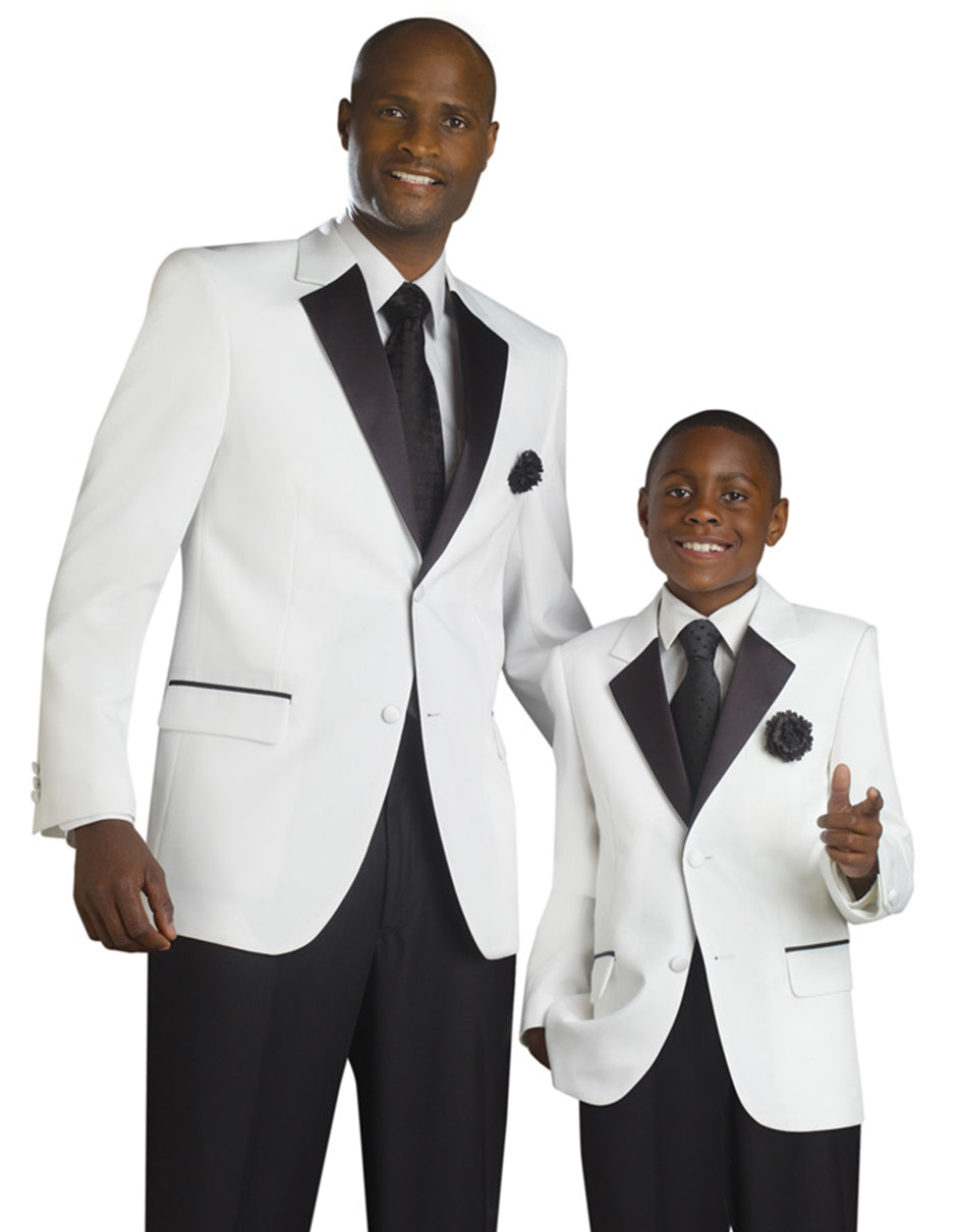 Black & White Boys Tuxedo - Men's Tuxedo USA