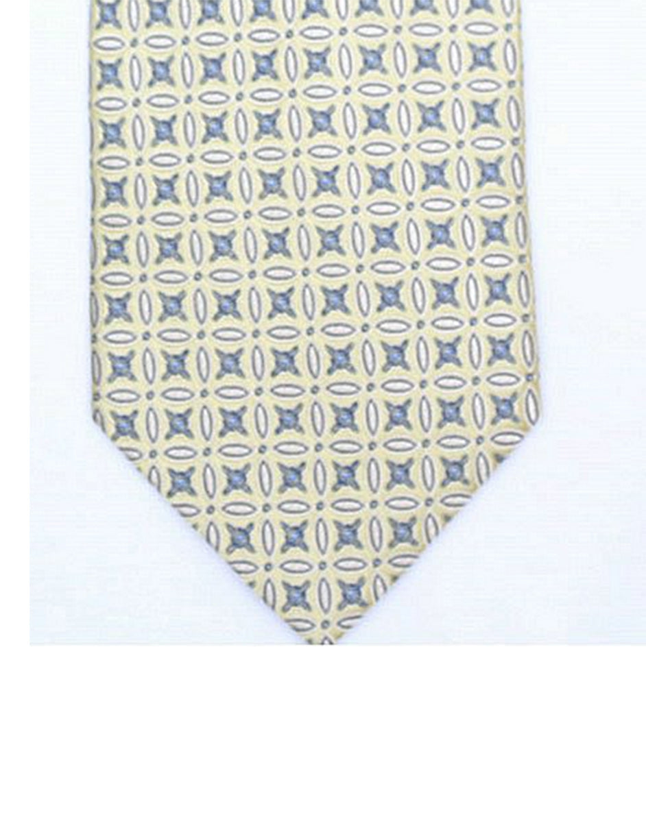 Yellow Flower Neck Tie - Men's Tuxedo USA