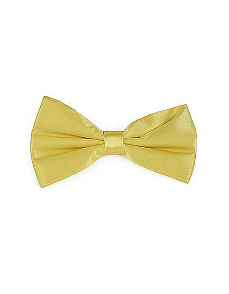 Yellow Pre-Tied Bow Tie - Men's Tuxedo USA