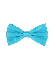 Turquoise Pre-Tied Bow Tie - Men's Tuxedo USA