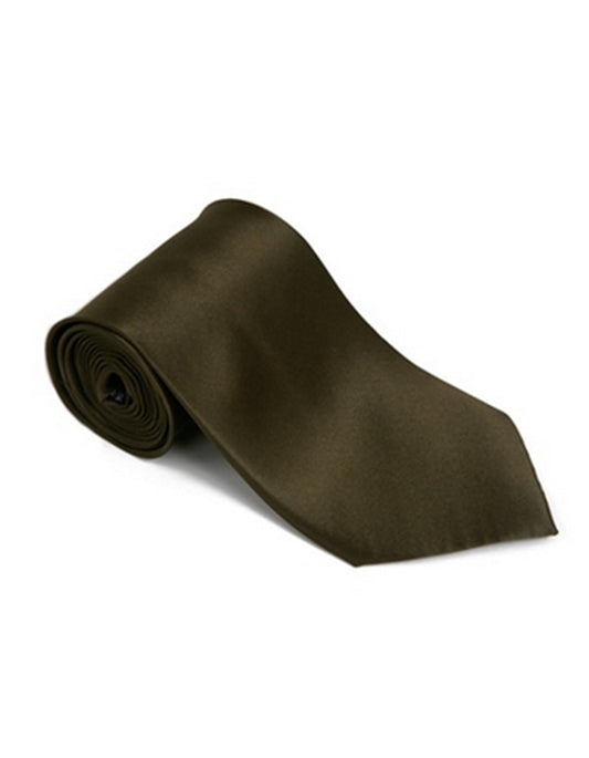 Dark Mocha Neck Tie - Men's Tuxedo USA