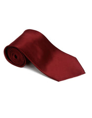 Burgundy Neck Tie - Men's Tuxedo USA