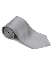 Medium Silver Neck Tie - Men's Tuxedo USA