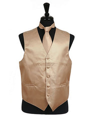 Solid Gold Vest Set - Men's Tuxedo USA