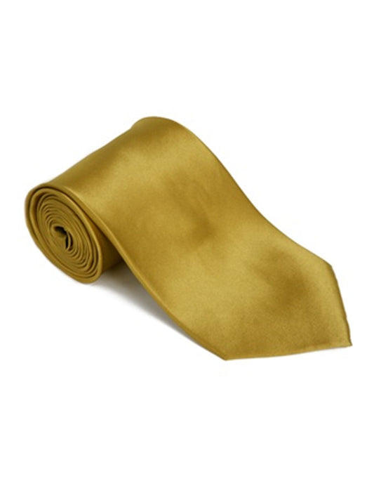 Bright Gold Neck Tie - Men's Tuxedo USA