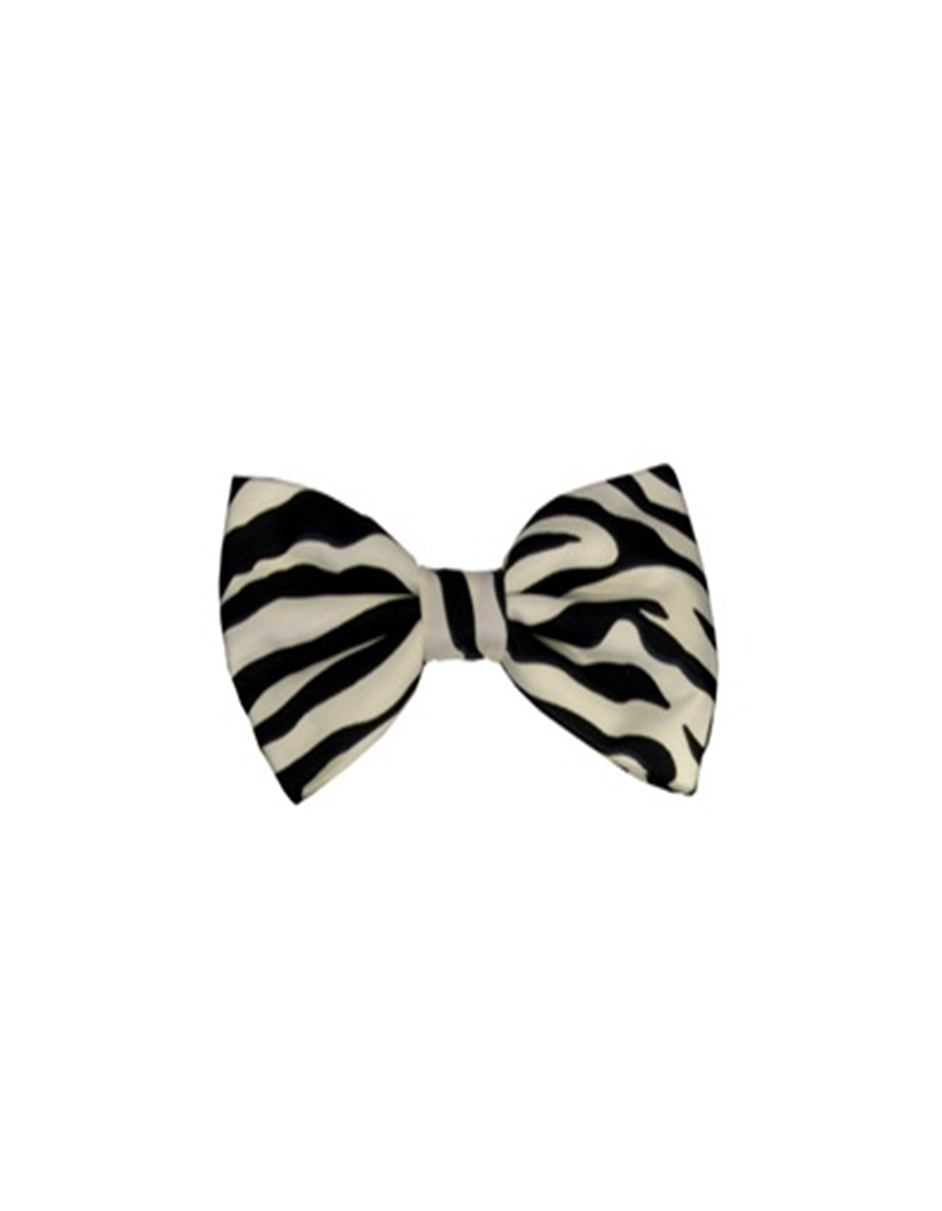 Black & White Animal Bow Tie - Men's Tuxedo USA