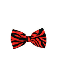 Red Animal Print Bow Tie - Men's Tuxedo USA