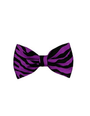 Purple Animal Print Bow Tie - Men's Tuxedo USA