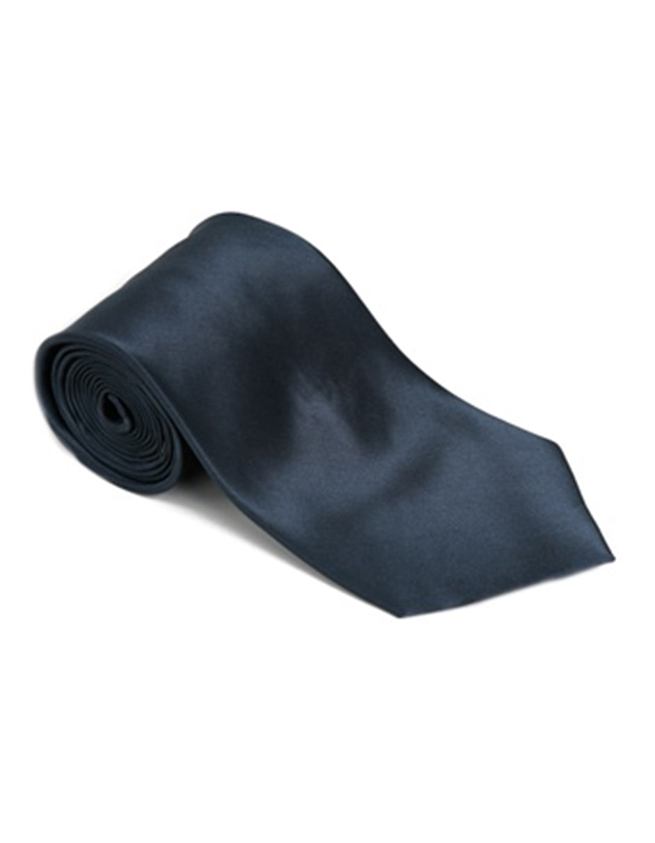 Deep Charcoal Neck Tie - Men's Tuxedo USA