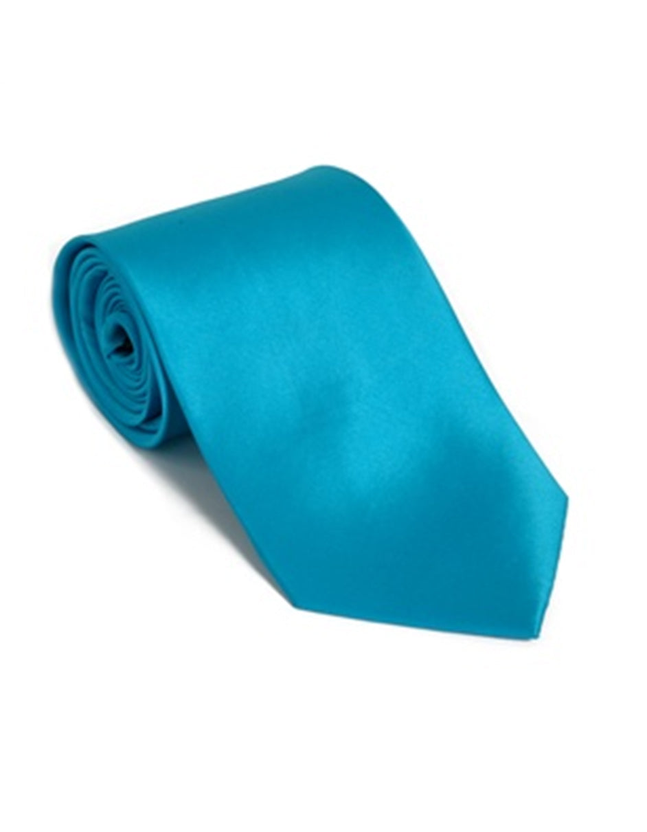 Turquoise Blue Neck Tie - Men's Tuxedo USA