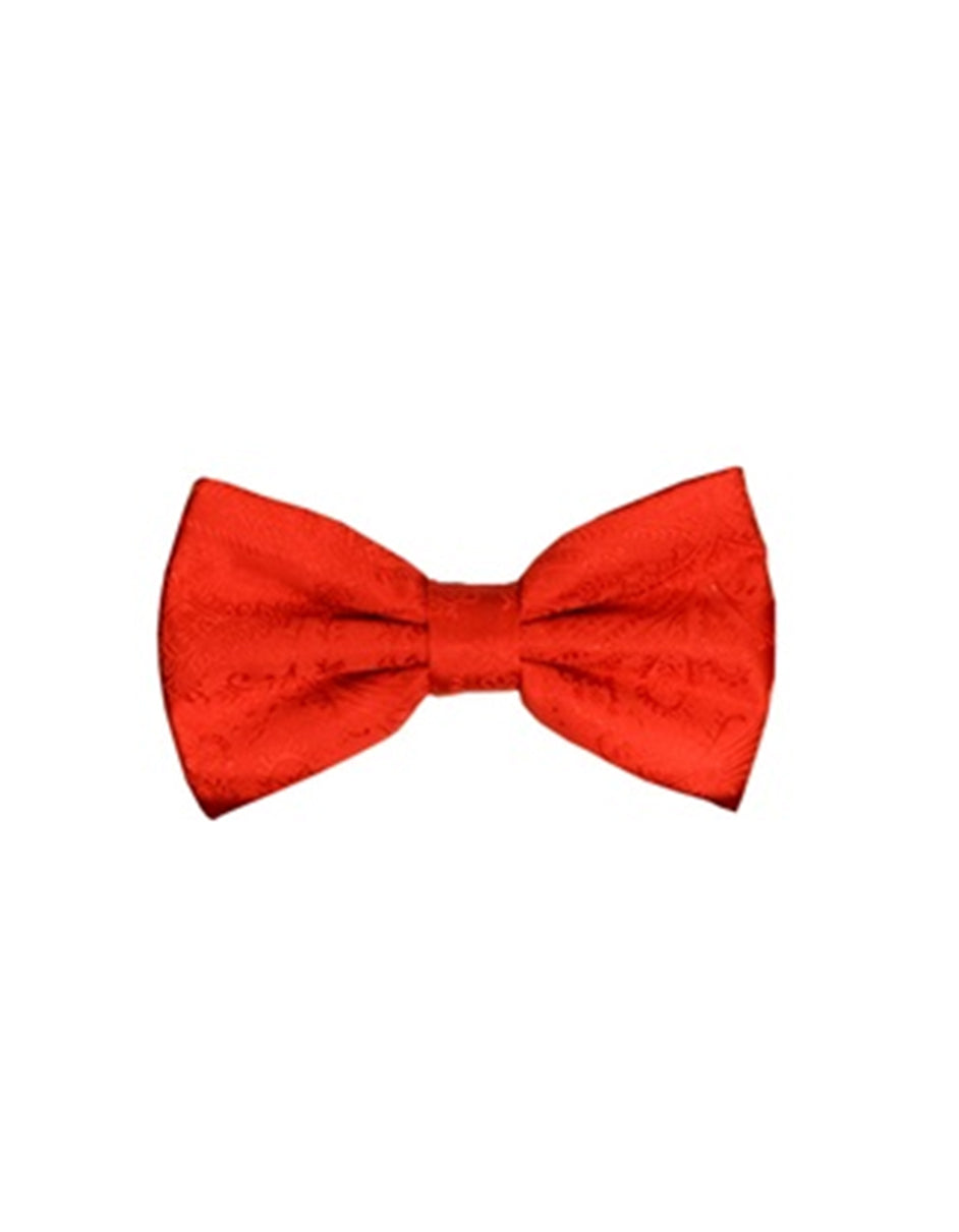 Red Paisley Bow Tie - Men's Tuxedo USA