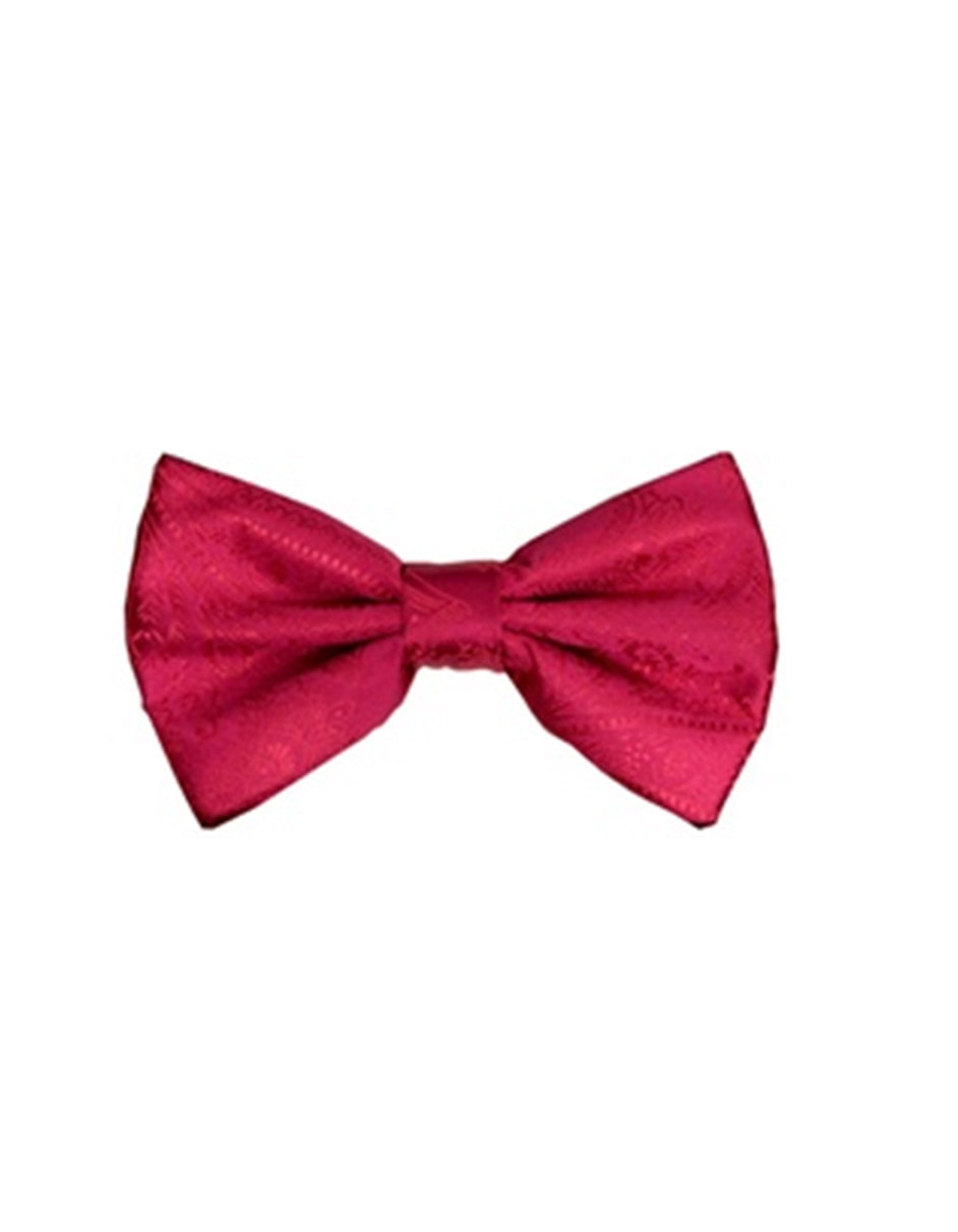 Magenta Paisley Bow Tie - Men's Tuxedo USA