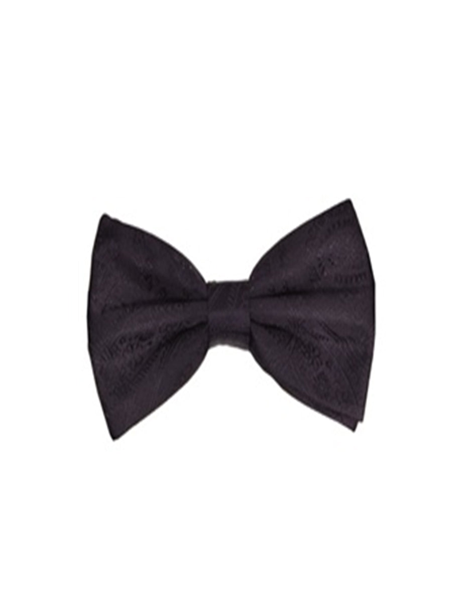 Black Paisley Bow Tie - Men's Tuxedo USA