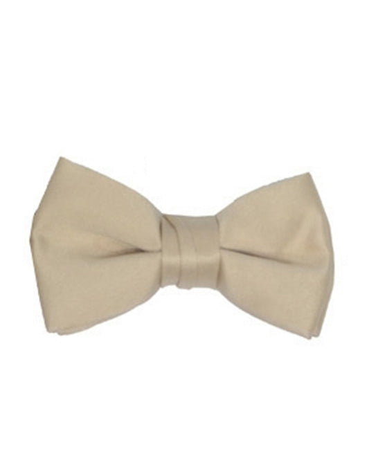 Beige Pre-Tied Bow Tie - Men's Tuxedo USA