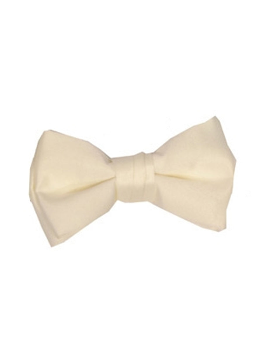 Ivory Pre-Tied Bow Tie - Men's Tuxedo USA