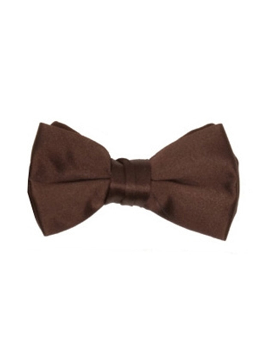 Chocolate Brown Pre-Tied Bow Tie - Men's Tuxedo USA