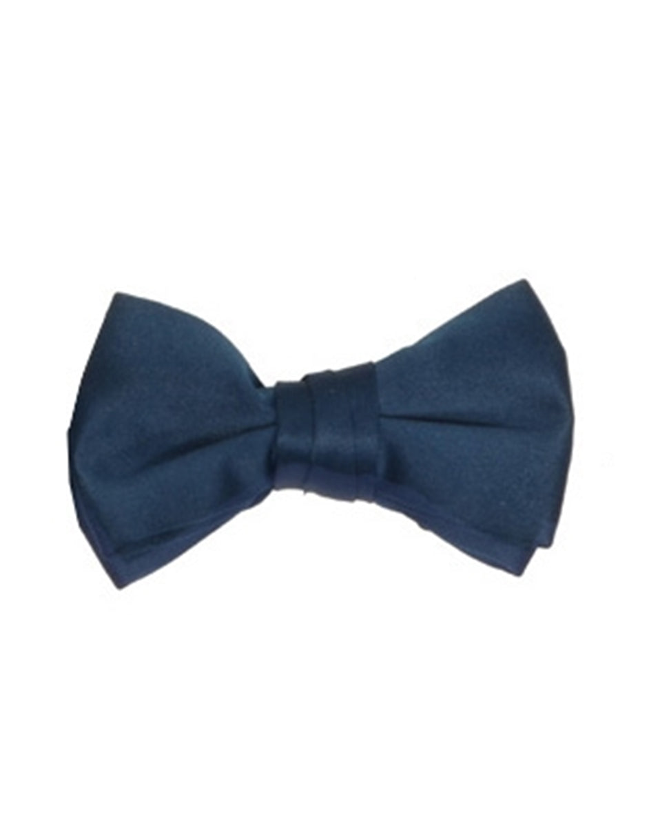 Navy Blue Pre-Tied Bow Tie - Men's Tuxedo USA