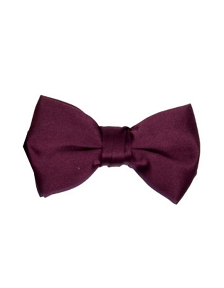 Burgundy Pre-Tied Bow Tie - Men's Tuxedo USA