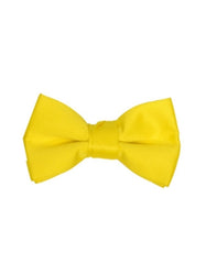 Solid Yellow Bow Tie - Men's Tuxedo USA