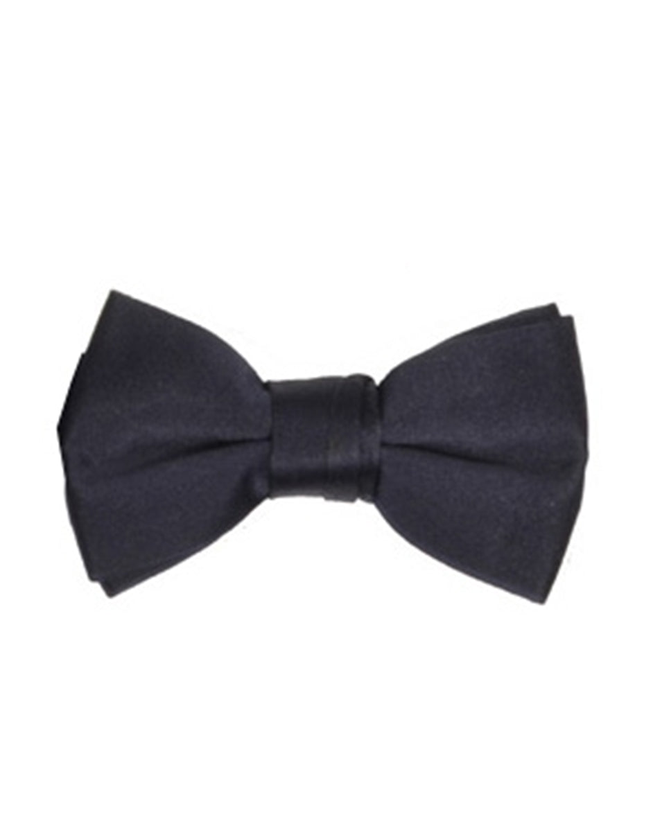 Solid Black Bow Tie - Men's Tuxedo USA