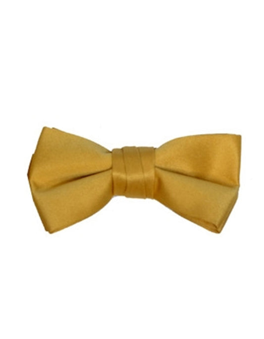 Solid Gold Bow Tie - Men's Tuxedo USA