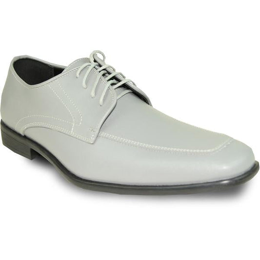 Mens Dress Shoe Oxford Formal Tuxedo for Prom & Wedding Grey - Men's Tuxedo USA