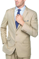 Tan Suits For Wedding - Tan Groomsmen Suits - Tan Notch lapel Tuxedo - Men's Tuxedo USA