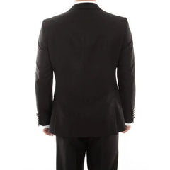 Double Breasted Black Mens Tuxedo by Bryan Michaels - Men's Tuxedo USA