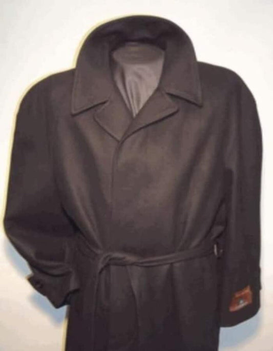 Mens Overcoat - Topcoat For Men - Winter Fabric - Black men's 1930s Overcoat - Men's Tuxedo USA