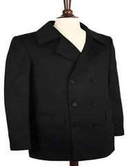 Mens Overcoat - Topcoat For Men - Winter Fabric - COAT08 Designer men's Wool Peacoat Sale Blend Double Breasted Broad Lapels Side Pocket in 3 Color men's Overcoat - Men's Tuxedo USA