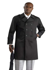 Mens Overcoat - Topcoat For Men - Winter Fabric - men's Fully Lined Slim Fit 1930s Slim Fit Overcoat - Men's Tuxedo USA