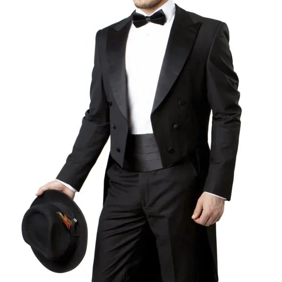 Bryan Michaels Tail Tuxedo, Black - Men's Tuxedo USA