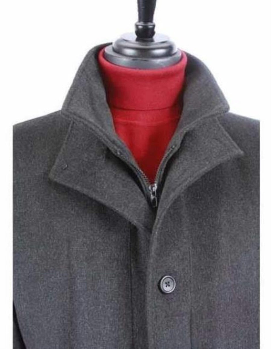 Mens Overcoat - Topcoat For Men - Winter Fabric - men's Fully lined classic fit outerwear 1930s Overcoat - Men's Tuxedo USA