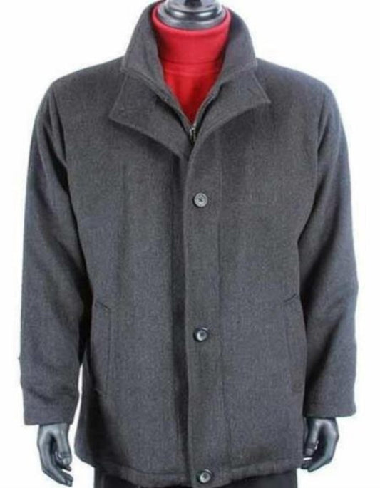 Mens Overcoat - Topcoat For Men - Winter Fabric - men's Fully lined classic fit 1930s Overcoat - Men's Tuxedo USA