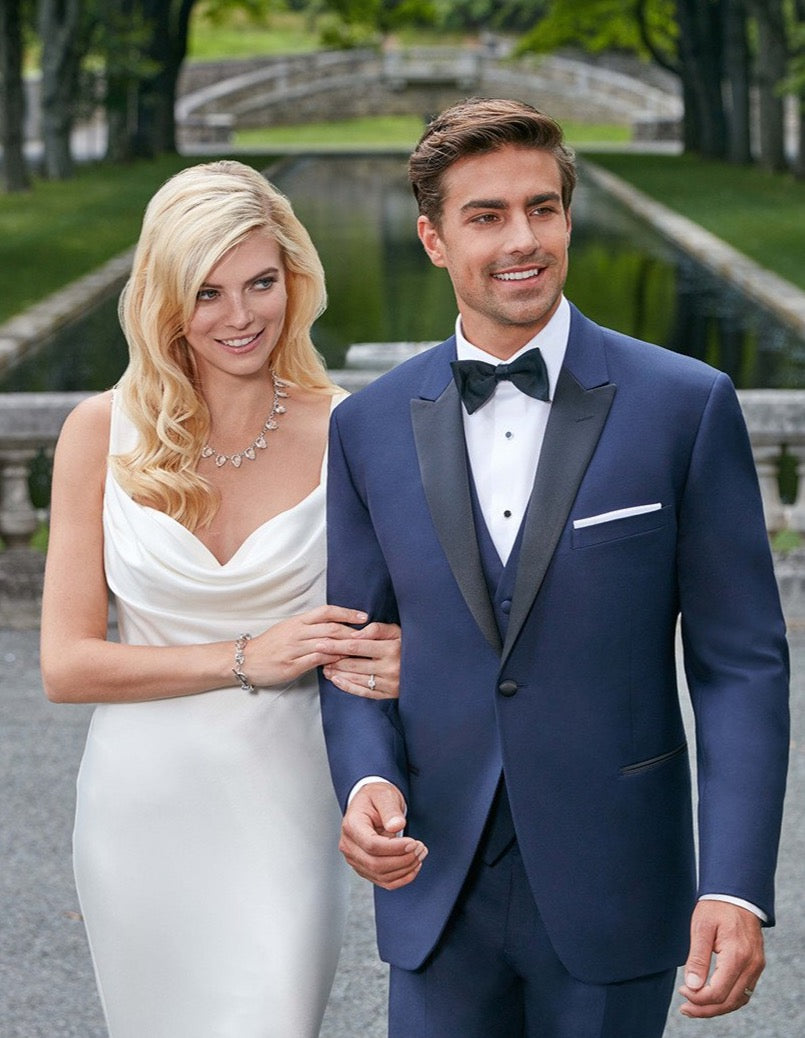 Mens Designer Blake Tuxedo in Navy - Men's Tuxedo USA