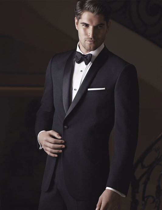 Mens Designer Classic Braydon Shawl Tuxedo in Black - Men's Tuxedo USA