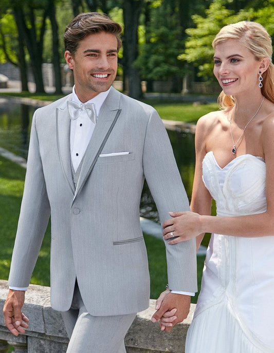 Mens Designer Marseille Tuxedo in Grey - Men's Tuxedo USA